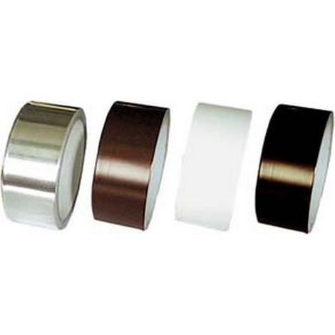 1PZ NASTRO ADESIVO IN ALLUMINIO PER ALTE TEMPERATURE mm.40x9 mt. colore alluminio mm.40x9 mt. colore alluminio