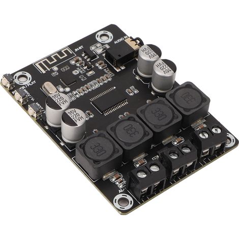 Carte amplificateur numérique 12V-28V CC double canal 45W Bluetooth module DIY pour haut-parleur (1/5)