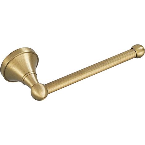 Toilettenpapierhalter, Wandmontage, Messing, 20 cm, Antik-Bronze (1/4)