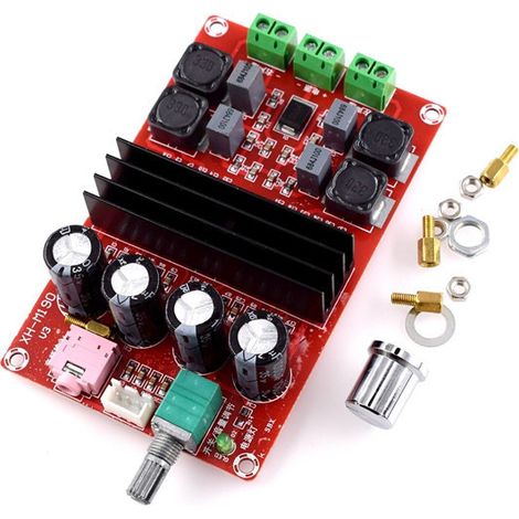 XH-M190 TDA3116D2 High-Power Digital Amplifier Board, Dual-Channel Amplifier Board, 12-24V (1/4)