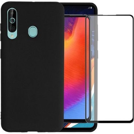 Coque fine Alogy pour Samsung Galaxy A60 noire + Verre trempé 5D Alogy (1/5)