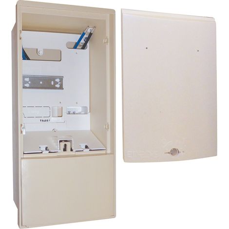 Michaud – Coffret CIBE haut type 2 monophasé – Platine pour compteur LINKY – Disjoncteur intégré – Installation rapide et sécurisée
