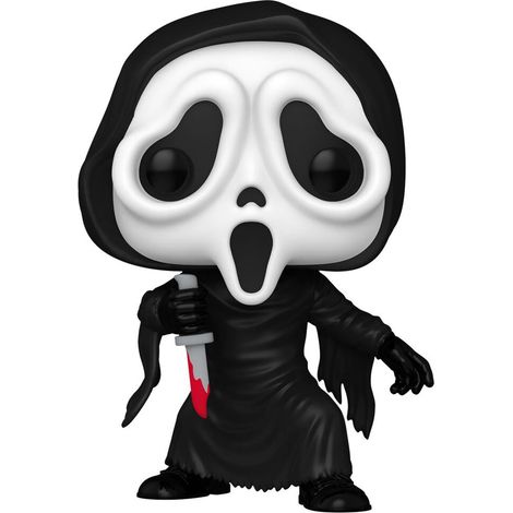 Figura ghost face 25 cm - decorazione horror da collezione