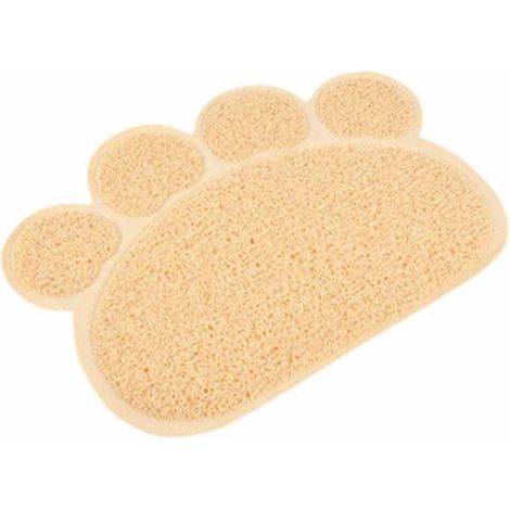 Tapis Repas pour Chien & Chat "Pattes" 40cm Naturel