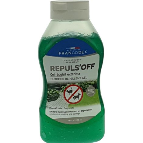 Gel répulsif extérieur RÉPULS'OFF 640 g chat et chien - Francodex (1/5)