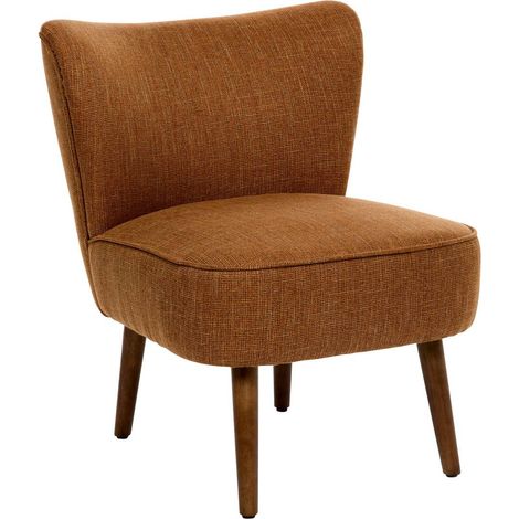 Poltrona aera in tessuto ambra l69xl57xh72,5 cm - Atmosphera créateur d'intérieur