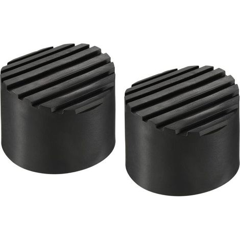 2Pcs Échelle Antidérapant Pieds Tapis 72mm ID Caoutchouc Rond Télescopique Échelle Accessoires Coussin Housse Coussin pour Échelle Protection Noir