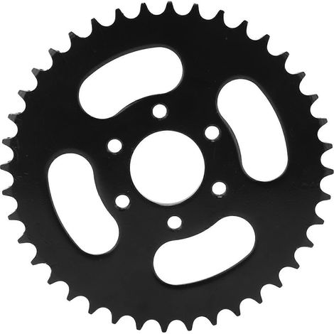 Couronne arrière, alésage intérieur 37 mm, noire, 6 trous, acier inoxydable 428, 40 dents, pour quad/VTT (1/5)