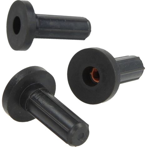 Cheville insonorisante avec collerette 10 mm pour vis 2,3 - 5,0 mm