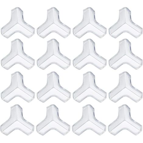 Transparente Eckenschoner für Babymöbel – 16-teiliges Set aus weichem, extrem haftendem Silikon, ideal für Betten, Kamine und Möbel.