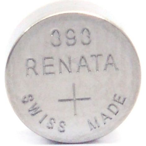 Renata / Swatch Group - Pile bouton oxyde argent 393 RENATA 1.55V 80mAh (1/4)