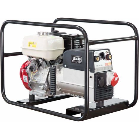 ELMAG Schweiß-Stromerzeuger SEB 200X, mit HONDA-Motor GX390 (1/2)