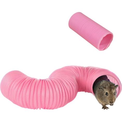 Tunnel estensibile per animali domestici, giocattolo per piccoli animali, giocattolo per criceti, diametro: 20 cm, lunghezza: 20-80 cm (1/5)