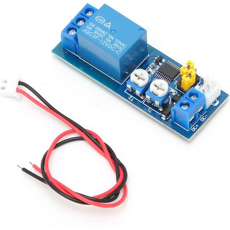 Module de circuit retardé en résine multifonction à boucle infinie, double réglage, HCW-03 DC12V (1/5)