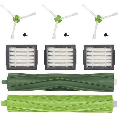 Filtre Aspirateur Et Brosses Latérales En Caoutchouc Pour Robot Irobot Roomba I3 I4 I5 I6 I7 I8 E5 E6 J7 J7 Plus Pièces De Rechange (1/4)