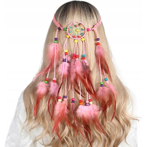 Diadema atrapasue帽os de plumas A18 (1/5)