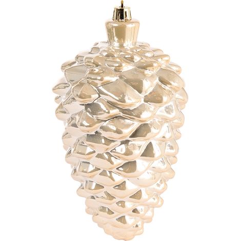 ARPIMEX Pigna Natalizia 9 x 17 Cm Plastica Beige