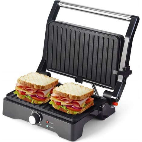 LTC Grill électrique noir 1500W design compact (1/3)