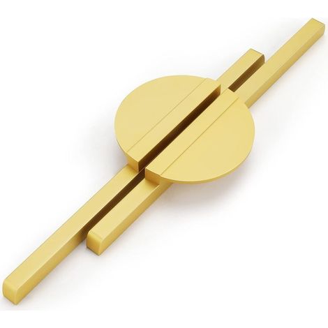 Lot de 2 Poignee de Meuble Cuisine Entraxe 160mm Poignée Meuble Or Poignée Meuble Cuisine Demi-cercle Poignées Cuisine Poignee de Porte Or Poignée Tiroir (1/5)