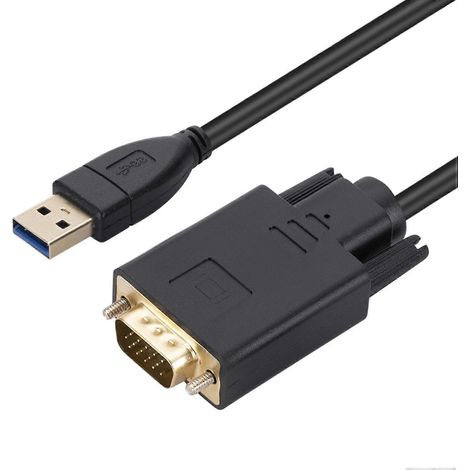 Câble adaptateur USB 3.0 vers VGA de 1,8 mètre (1/4)