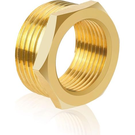 Capuchon en laiton (3/4" x 1") Réducteur 1 à 3/4 pouce en laiton pour raccord de tuyau (1/5)