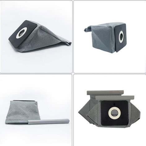 Suitable for vacuum cleaner bags sold in packs of 2 - anti-allergen filter - high and long-lasting suction power - AquaForge (1/4)