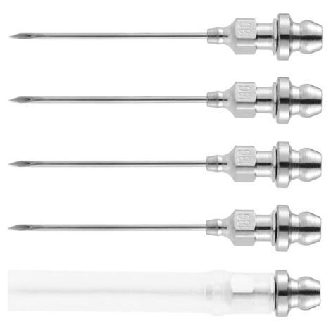 5 pcs Aiguille d'Injecteur de Graisse, Petit Aiguille Pompe à Graisse de Roulement Aiguille de Graisse Portable et Amovible pour Joints à Rotule (1/5)