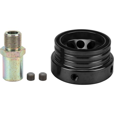 Adaptateur Sandwich de plaque de filtre à huile professionnel, accessoire Automobile pour GT86 2017 + (noir)