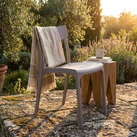 LAVENDER - sedia da giardino in plastica (1/2)