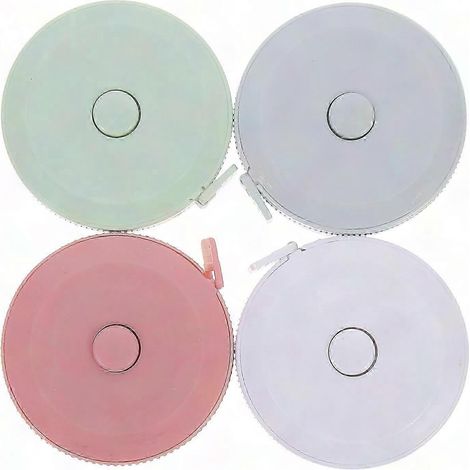 4-teiliges flexibles Maßband für Schneider, tragbares Körpermaß für Schneider, präzises flexibles Lineal, ergonomisches Schneidermaßband (1/4)