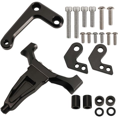 Kit de fixation d'amortisseur de direction stabilisateur pour moto Yamaha MT-09 MT09 2024 2025 Noir (1/5)