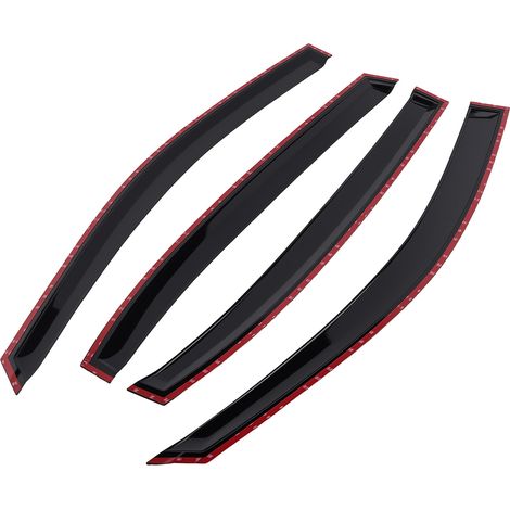 4pc Guard Visors for Mercedes E-Class W213 16-23 Window Rain Deflectors Black (1/5)