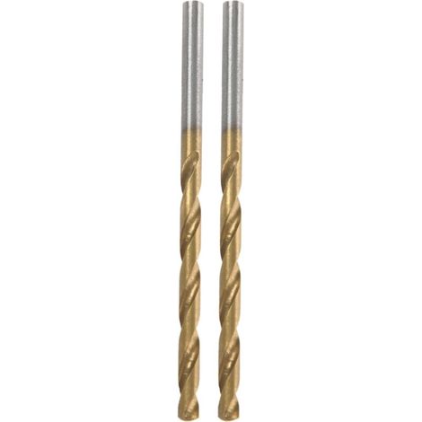 Set mit 100 HSS-Bohrern mit Titanbeschichtung, 1/1,5/2/2,5/3 mm (1/4)