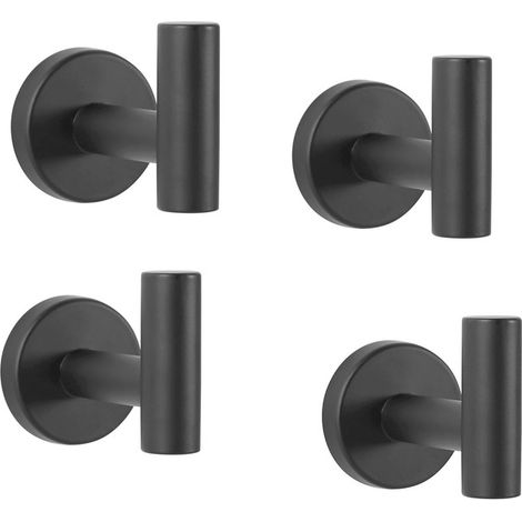 4-teiliger Handtuchhalter aus Edelstahl