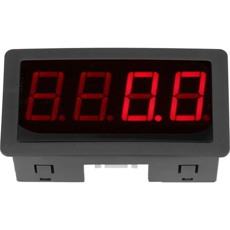Digitaler Tachometer mit 4 LEDs für alle digitalen Instrumente Rot / Blau Universeller LED-Tachometer Drehzahlmesser + Näherungssensor mit Hall-Effekt NPN (rot)