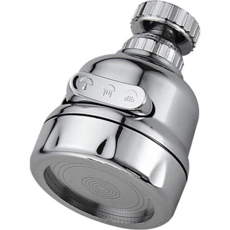 Adaptateur de robinet de cuisine, buse filtrante anti-éclaboussures à 3 modes, économiseur d'eau pour salle de bain (1/5)