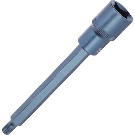 Steckschlüssel-Bit aus legiertem Stahl, brüniert, 12-kantig, hohe Härte, 1/2"-Antrieb, Schraubendreher-Bit (1/5)