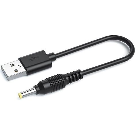 Câble de charge USB vers DC 5V avec connecteur rond 4.0x1.7mm, longueur 50cm (1/4)