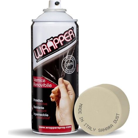 Wrapper, pellicola spray rimovibile, 400 ml - Sahara dust