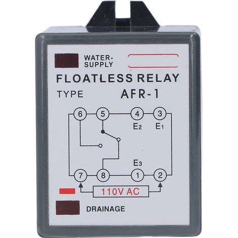Contrôleur de niveau de liquide, relais sans flotteur, interrupteur d'eau à haute capacité de Contact, AC 110V AFR‑ 1 (1/5)