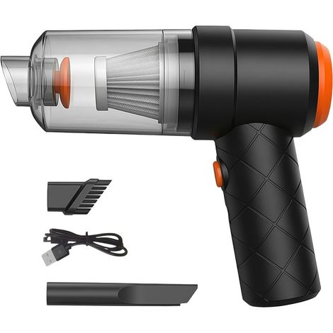 Mini aspirateur de Voiture à Main sans Fil Puissant, Rechargeable, dépoussiéreur d'air Portable et aspirateurs de Voiture, Accessoires Anti-poussière pour Poils d'animaux, Maison, Bureau (1/5)
