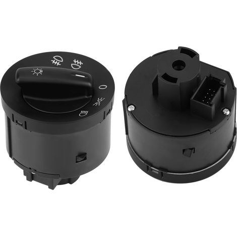 Interruptor de faros antiniebla 1K0941431Q ABS negro para Golf Passat Jetta EOS Touran Caddy (1/5)