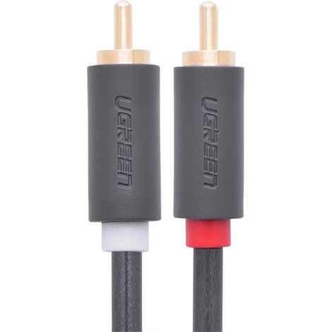 Kabel 2x RCA (Cinch) auf 2x RCA (Cinch) UGREEN AV104 1m (schwarz)