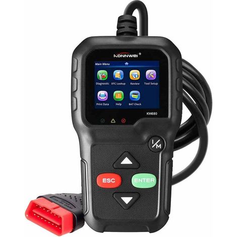 Tester Digitale Display a Colori diagnosi per Auto Collegamento alla centralina per visualizzare guasti della Macchina diagnostica Batteria emissioni O2 (1/3)