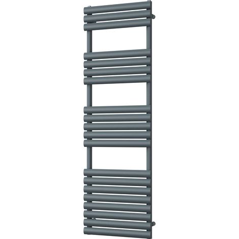Omeara - Anthracite Towel Radiator - H1595mm x W500mm (1/3)