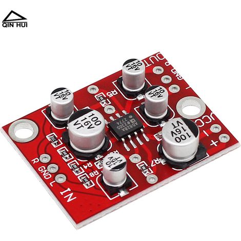 Carte préamplificateur audio AD828 à deux canaux, alimentation unique 5V-15V, de qualité audiophile