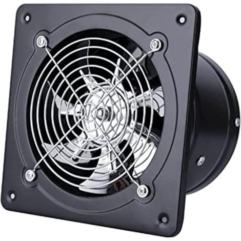 Ventilateur extracteur d'air - Diamètre : 200 mm - Ventilateur mural - Ventilateur industriel - Consommation d'énergie - Fonctionnement silencieux pour la ventilation dans la salle de bain, la [Classe (1/5)