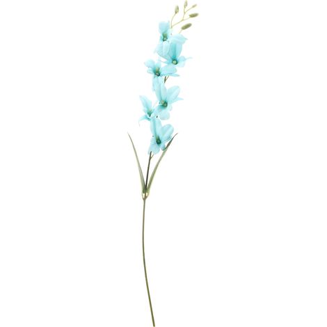 Fleur artificielle d'orchidée bleue réaliste, décoration de tige pour mariage, décoration de maison (1/5)