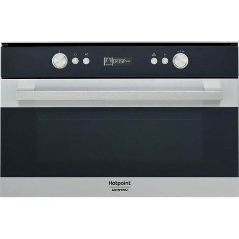 Hotpoint Ariston MD 764 IX HA Forno a Microonde Combinato da Incasso con Grill Capacita' 31 Litri Potenza 1000 W Funzione Crisp Display LED Acciaio Inox (1/5)