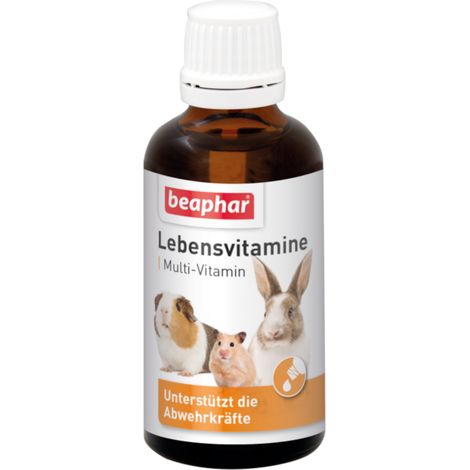 Beaphar - Lebensvitamine für Nager - 50 ml